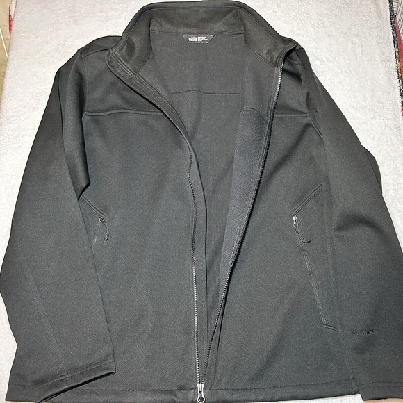The North Face Men`s Windwall Jacket Black Softshell Full Zip Ski Hiking Sz XL - Picture 2 of 11